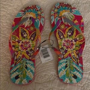 Vera Bradley flip flops